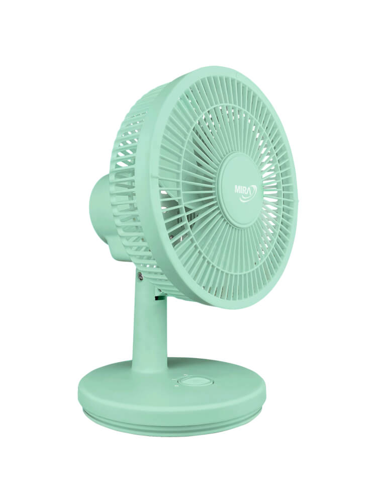 พัดลมตั้งโต๊ะ 8 นิ้ว MIRA M-71 MIST GREEN